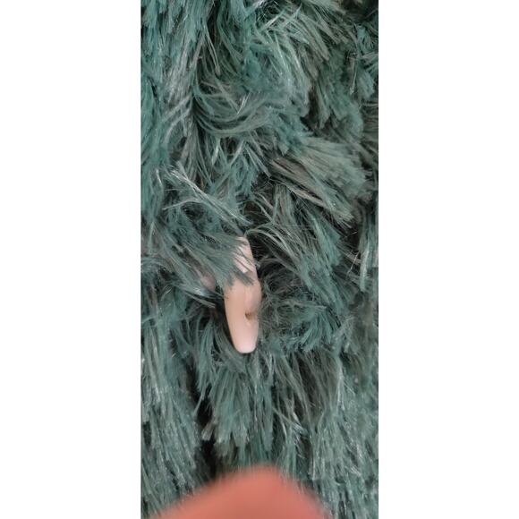 NEW Brotoga Robe Coat Green & White Hooded Baller Version Luxury XXL NWT Furry - Picture 10 of 16